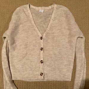 Tan Button Down Cardigan